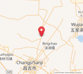 Map of Dianba, Xinjiang