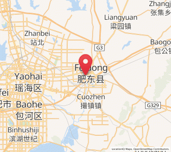 Map of Dianbu, Anhui
