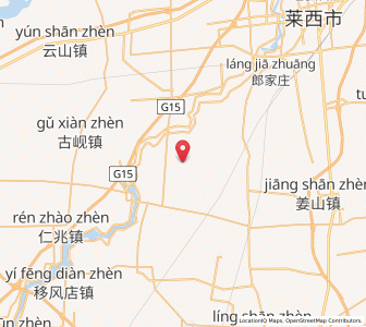 Map of Dianbu, Shandong