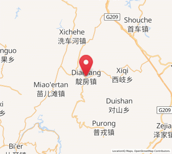 Map of Dianfang, Hunan