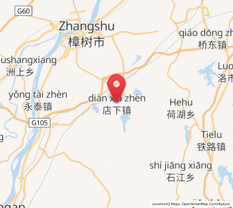 Map of Dianxia, Jiangxi