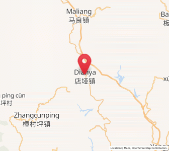Map of Dianya, Hubei
