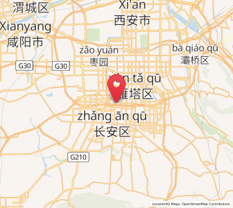 Map of Dianzicheng, Shaanxi