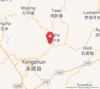 Map of Diaojingyan, Hunan