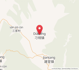 Map of Diaoling, Heilongjiang