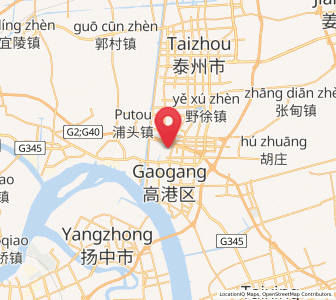 Map of Diaopu, Jiangsu