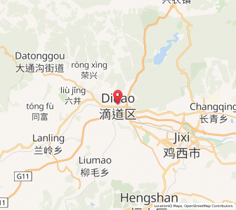 Map of Didao, Heilongjiang