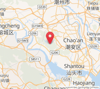 Map of Didou, Guangdong