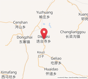 Map of Dietaisi, Shanxi