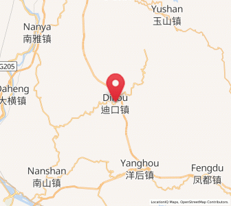 Map of Dikou, Fujian