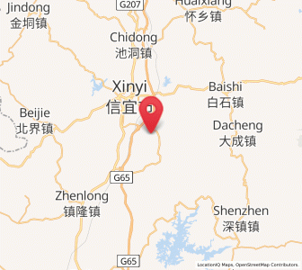 Map of Dingbao, Guangdong