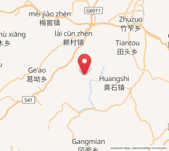 Map of Dingbei, Jiangxi