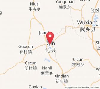 Map of Dingchang, Shanxi