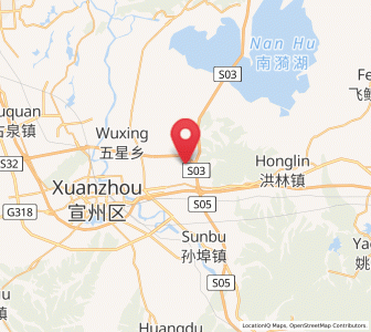 Map of Dingdian, Anhui
