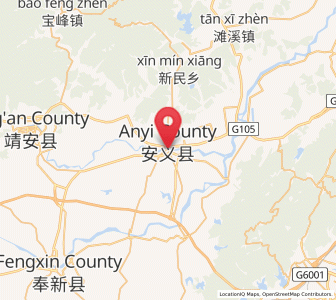 Map of Dinghu, Jiangxi
