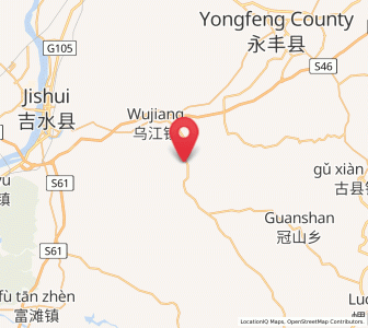Map of Dingjiang, Jiangxi