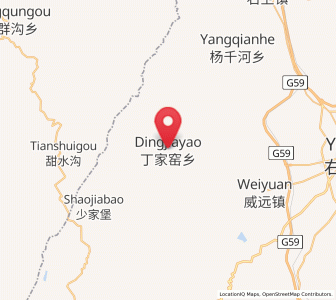 Map of Dingjiayao, Shanxi