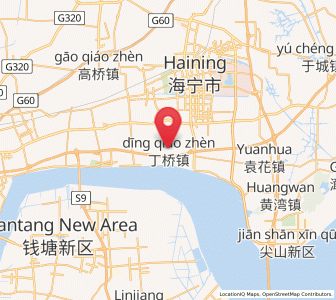Map of Dingqiao, Zhejiang