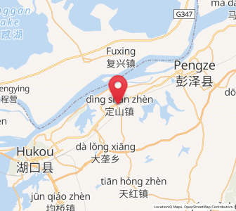 Map of Dingshan, Jiangxi