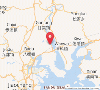 Map of Dingtoucun, Fujian