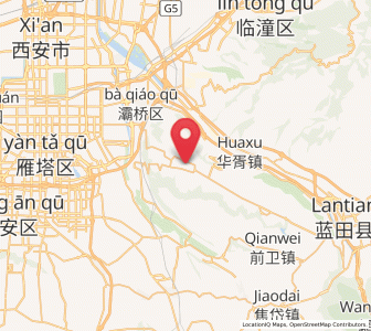 Map of Dizhai, Shaanxi