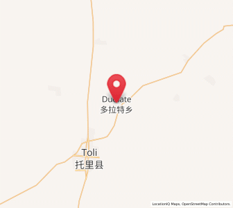 Map of Dolati, Xinjiang