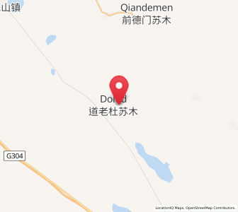 Map of Dolod, Inner Mongolia