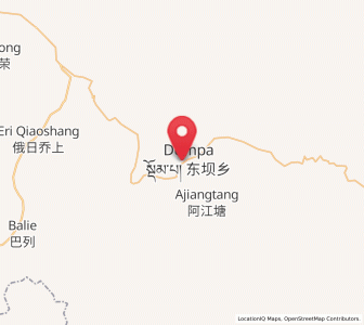 Map of Domba, Qinghai