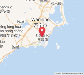 Map of Dong’ao, Hainan
