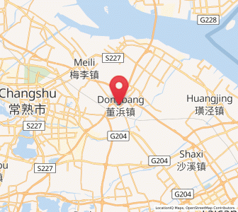 Map of Dongbang, Jiangsu
