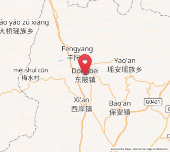 Map of Dongbei, Guangdong