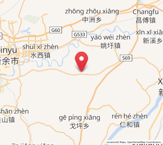 Map of Dongbian, Jiangxi