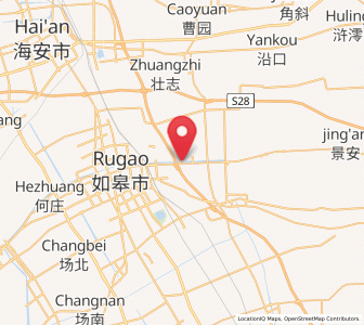 Map of Dongchen, Jiangsu