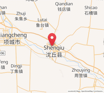 Map of Dongcheng, Henan