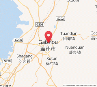 Map of Dongcheng, Liaoning