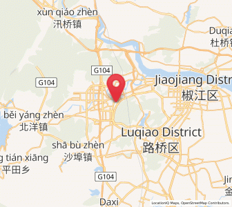 Map of Dongcheng, Zhejiang