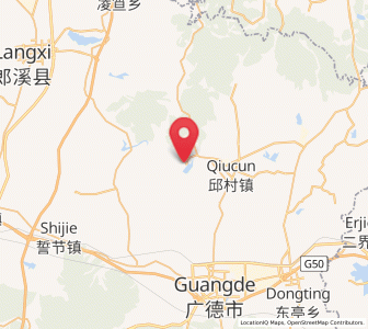 Map of Dongchong, Anhui