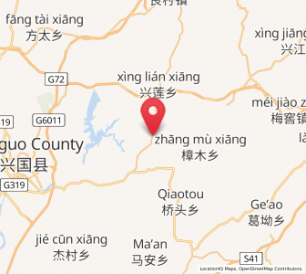 Map of Dongcun, Jiangxi