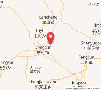 Map of Dongcun, Shanxi