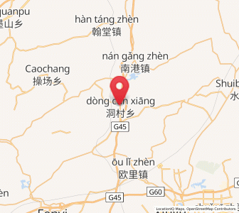 Map of Dongcun, Jiangxi
