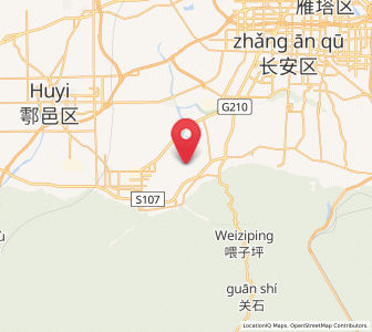 Map of Dongda, Shaanxi