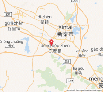 Map of Dongdu, Shandong