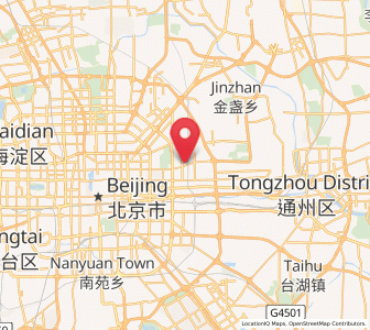 Map of Dongfeng, Beijing