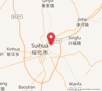 Map of Dongfu, Heilongjiang