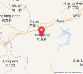 Map of Donggang, Jiangxi