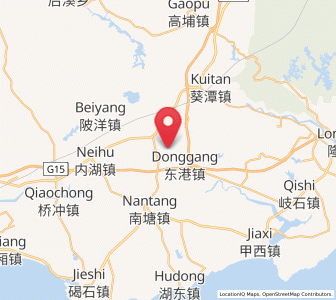 Map of Donggang, Guangdong