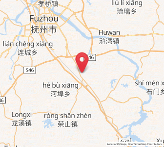 Map of Dongguan, Jiangxi