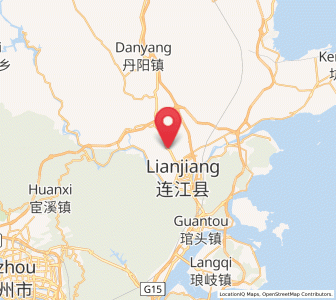 Map of Donghu, Fujian