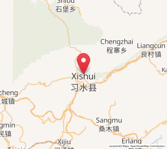 Map of Donghuang, Guizhou