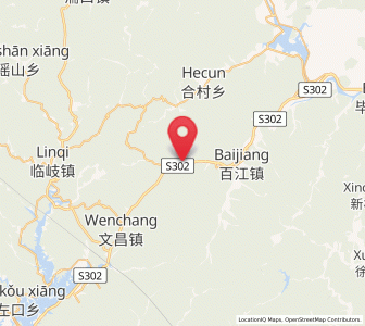 Map of Donghui, Zhejiang